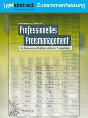 cover image of Professionelles Preismanagement (Zusammenfassung)